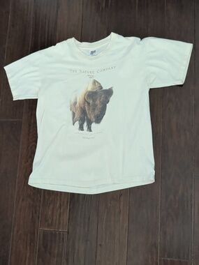 Vintage 90s The Nature Company Bison Graphic Tee  L Single Stitch
